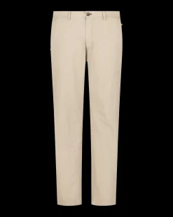 Cotton grey chino - Chestnut