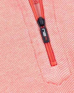 Cotton half zip sweater - Red Cider