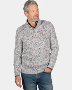 Cotton knitted jumper Orakai - Sea Silt Sand