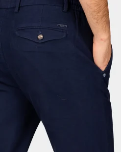 Cotton navy chino - Autumn Navy