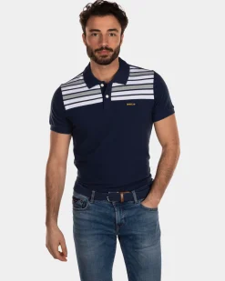 Cotton Polo Shirt Navy - Key Navy