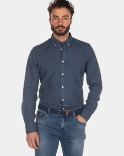 Cotton shirt - Green Grey