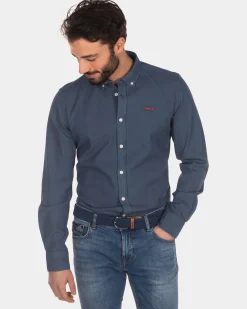 Cotton shirt - Green Grey