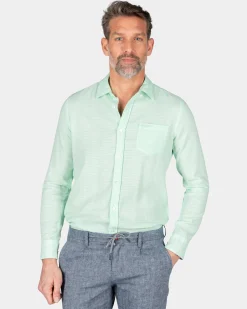 Cotton shirt - Teal Green