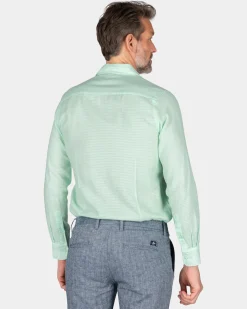 Cotton shirt - Teal Green