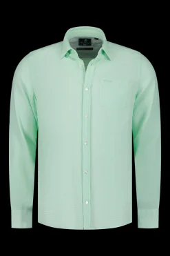 Cotton shirt - Teal Green