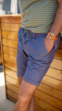 Cotton shorts - Dusk Navy