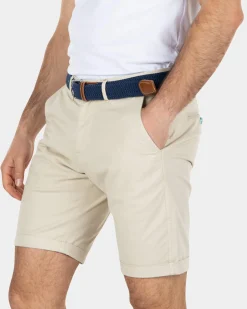 Cotton stretch chino shorts - Light Kit