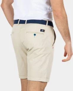 Cotton stretch chino shorts - Light Kit