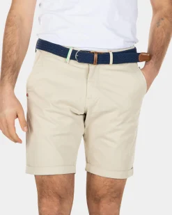 Cotton stretch chino shorts - Light Kit