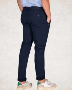Cotton stretch relaxed chino