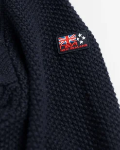 Cotton turtle neck jumper Erskine - Ink Navy