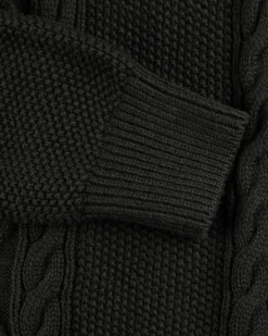 Cotton turtle neck jumper Erskine - Eucalyptus Green