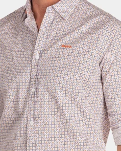 Cream cotton stretch shirt - Cream