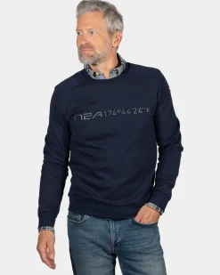 Crew neck sweatshirt Oruawharo - Ink Navy