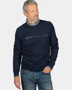 Crew neck sweatshirt Oruawharo - Ink Navy