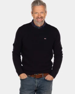 Crewneck jumper Stag - Steady Navy