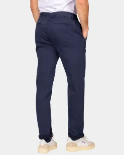 Dark blue jersey chino - Autumn Navy