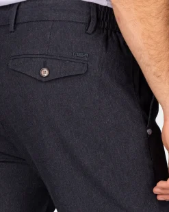Dark blue twill chino - Autumn Navy