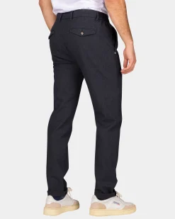 Dark blue twill chino - Autumn Navy