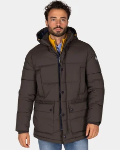 Dark brown quilted jacket - Dark Mocca