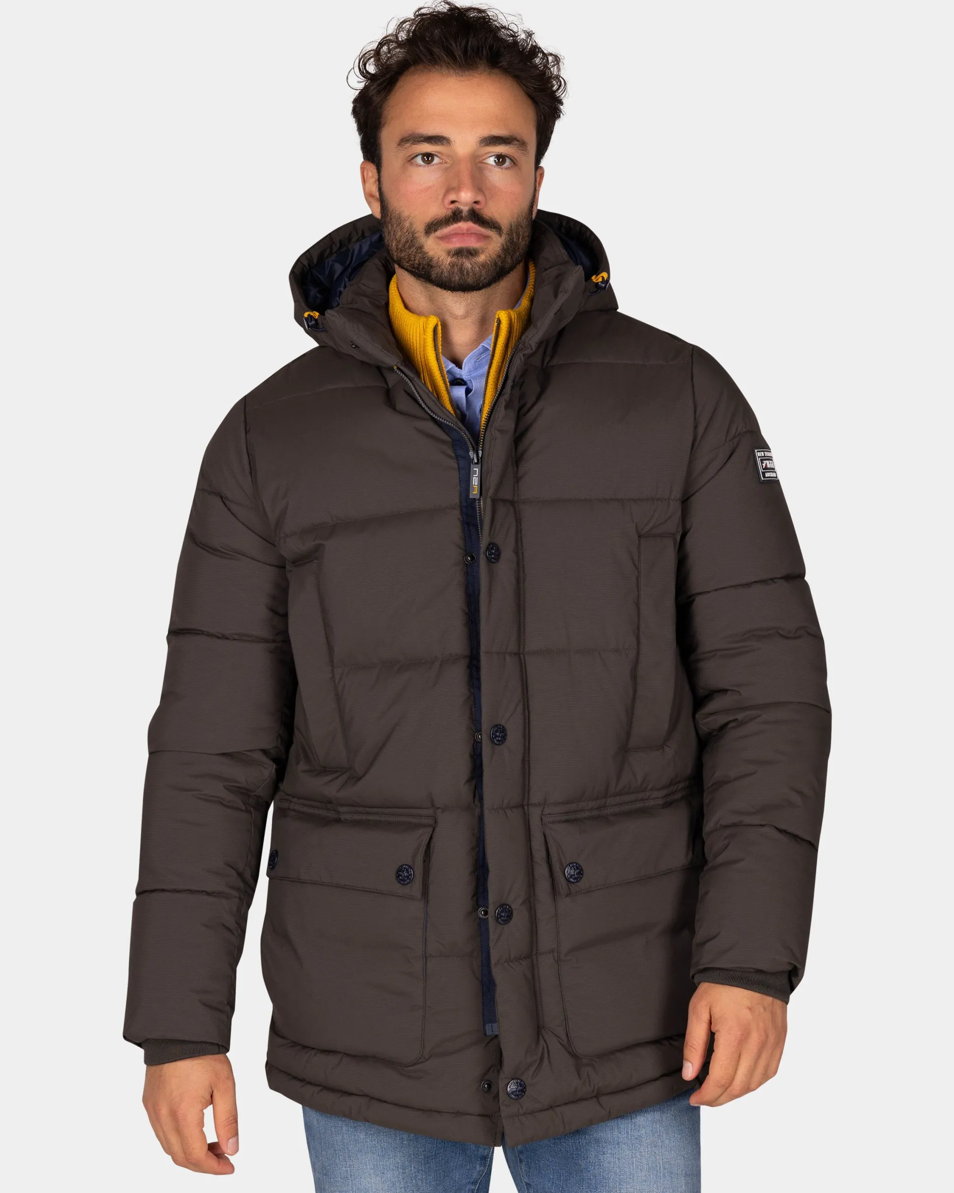 Dark brown quilted jacket - Dark Mocca