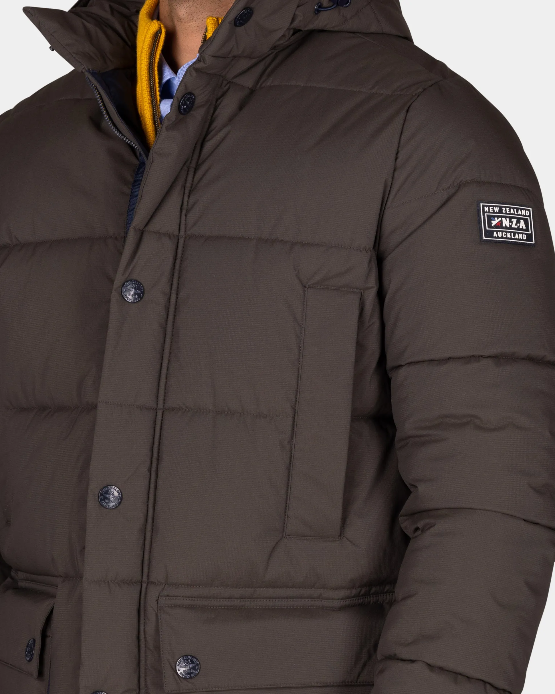 Dark brown quilted jacket - Dark Mocca