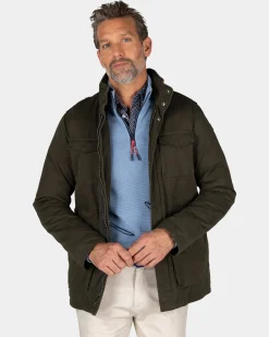 Dark green field jacket - Gravel Green