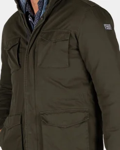 Dark green field jacket - Gravel Green
