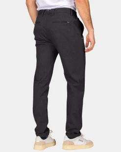 Dark grey wool look pants - Antra