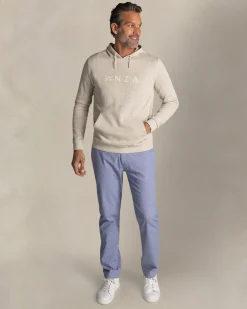 Ecru cotton hoodie