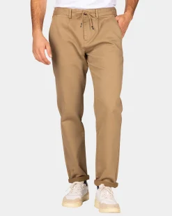 Ecru jersey chino - Shimmering Sand