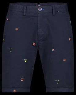 Ethan Cotton Chino Shorts - Dutch Navy
