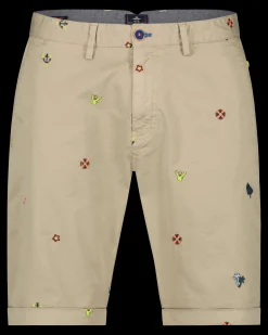 Ethan Cotton Chino Shorts - Beach Sand