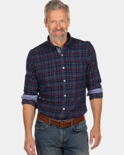 Flannel checkered shirt Sphinx - Steady Navy