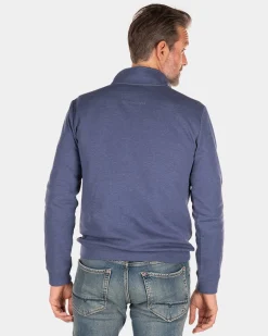 Fleece half zip sweater - Dusk Navy