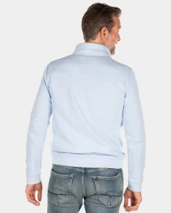 Fleece half zip sweater - Rhythm Blue