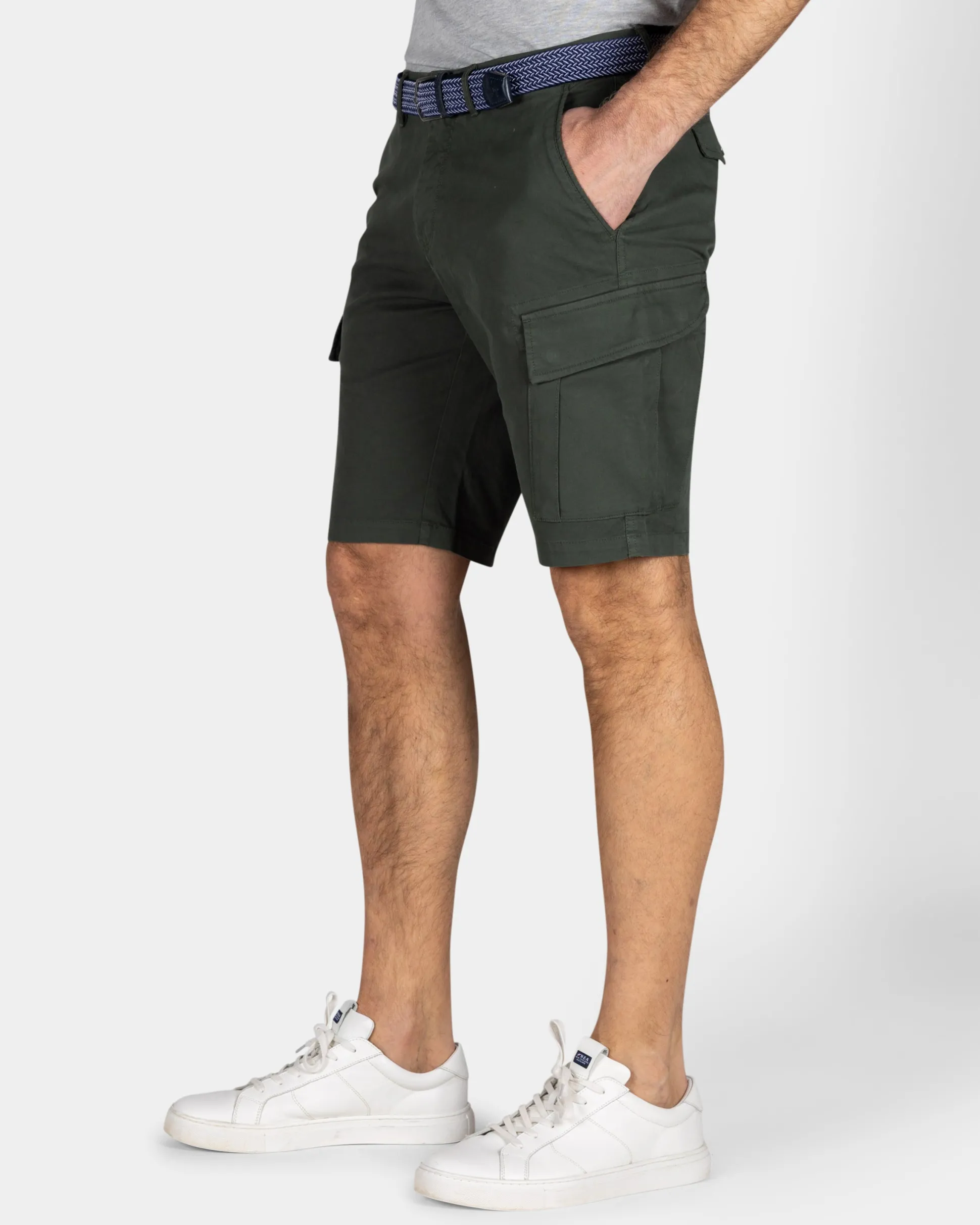 Green Cargo Shorts