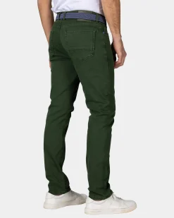Green colored jeans