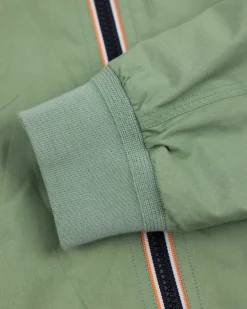 Green cotton bomber