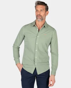 Green cotton shirt - Mellow Army