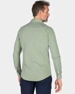 Green cotton shirt - Mellow Army
