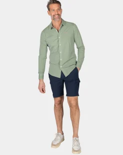 Green cotton shirt - Mellow Army