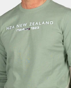 Green crew neck longsleeve - Sage