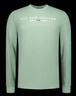 Green crew neck longsleeve - Sage