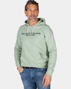 Green hoodie