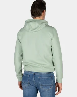 Green hoodie