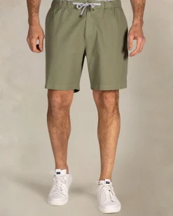 Green safari shorts