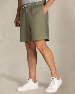 Green safari shorts
