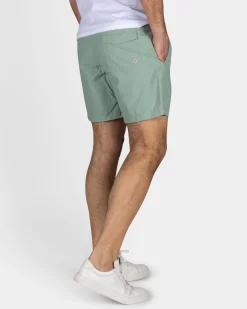 Green Solid Swim Shorts with Lycra Lining